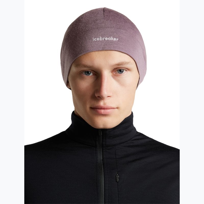 Téli sapka icebreaker Merino 200 Oasis Beanie grey plum 4