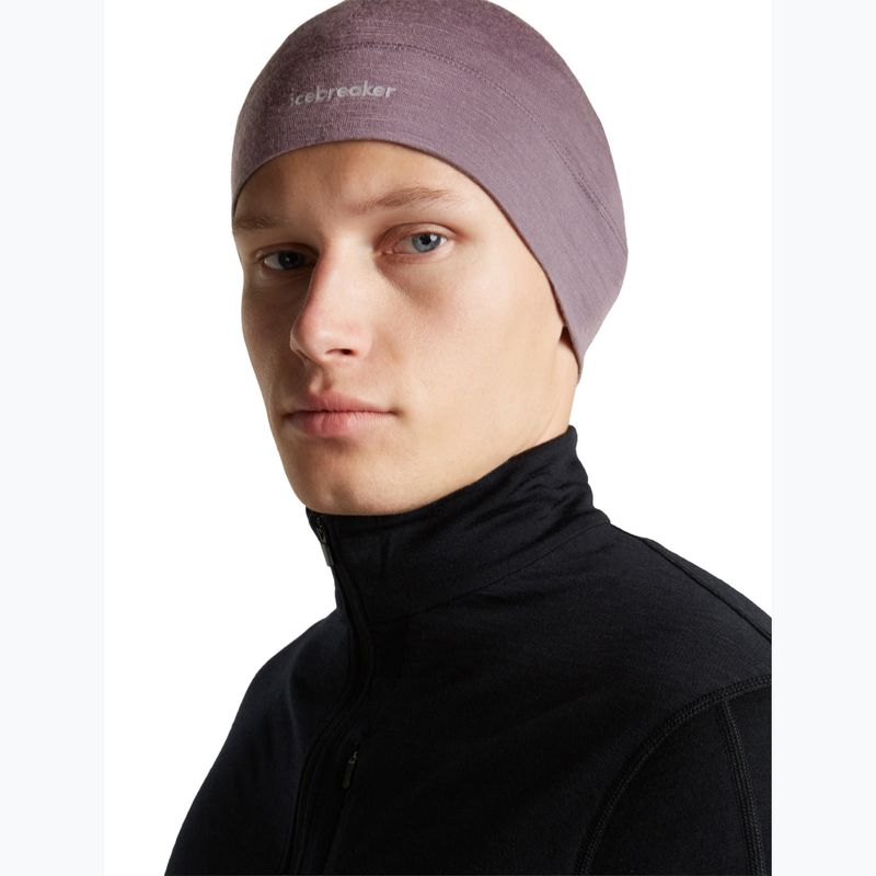 Téli sapka icebreaker Merino 200 Oasis Beanie grey plum 5