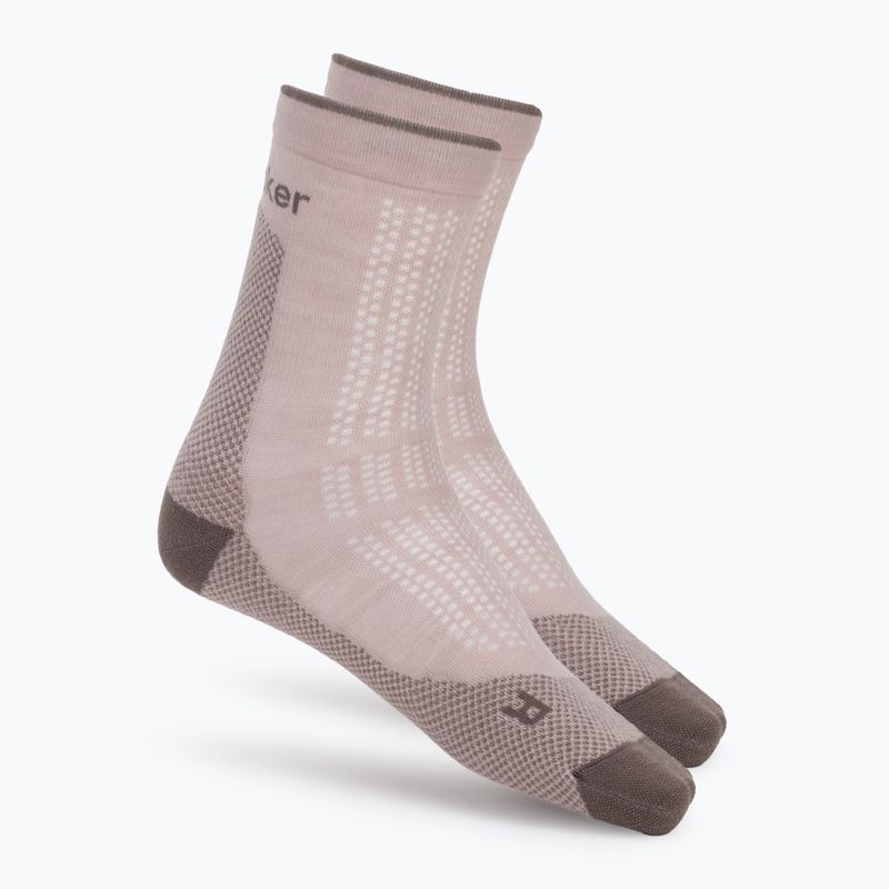 Női zokni Icebreaker Merino Hike+ Ultralight Quarter pink quartz/porcini
