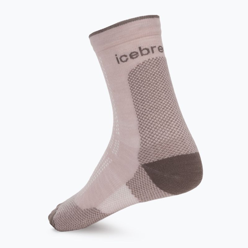 Női zokni Icebreaker Merino Hike+ Ultralight Quarter pink quartz/porcini 2