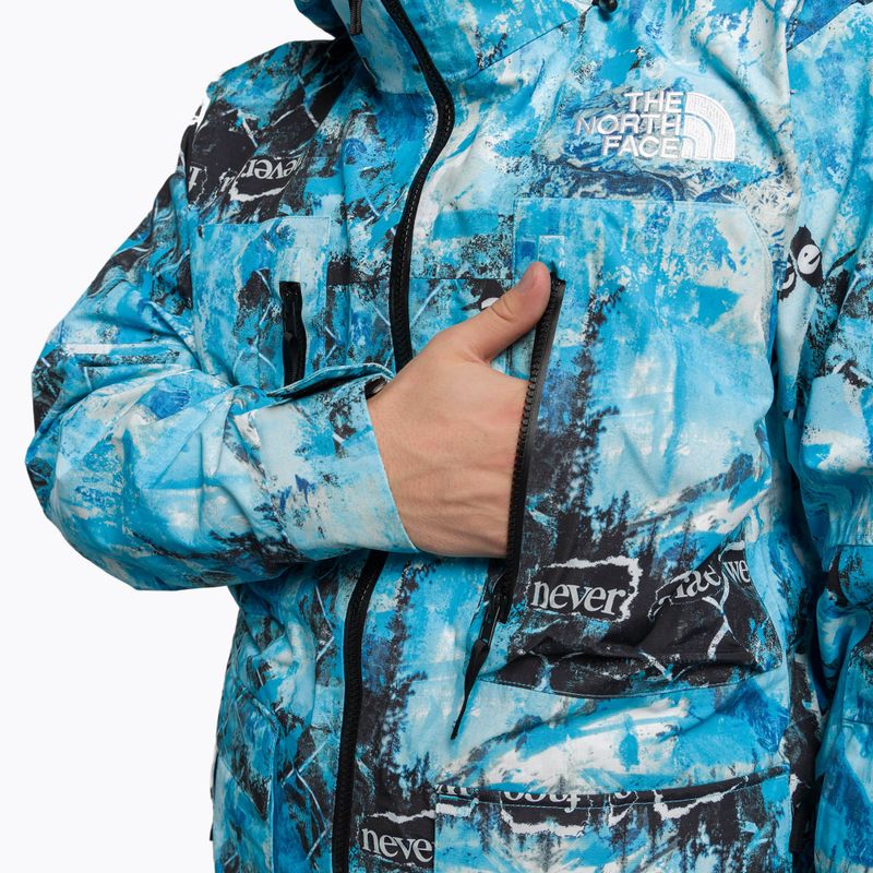 Férfi snowboard dzseki The North Face Printed Dragline kék NF0A7ZUF9C11 9