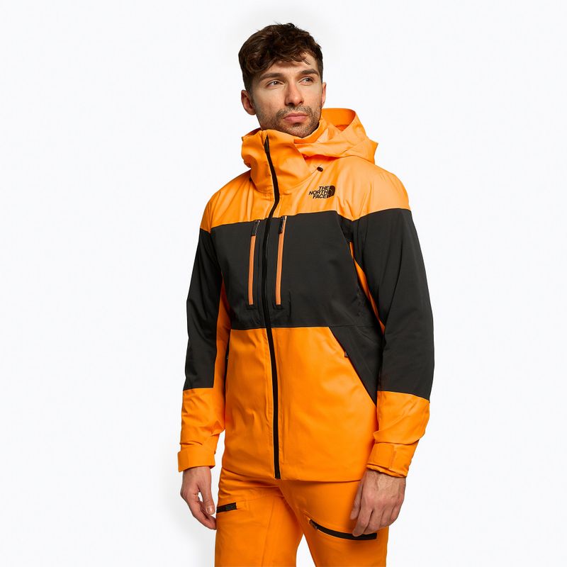 Férfi sí dzseki The North Face Chakal narancssárga és fekete NF0A5GM37Q61