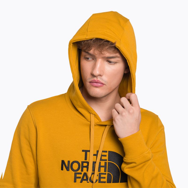 Férfi trekking pulóver The North Face Drew Peak Pullover Hoodie sárga NF00AHJY76S1 5