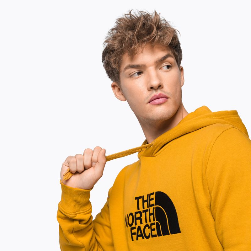Férfi trekking pulóver The North Face Drew Peak Pullover Hoodie sárga NF00AHJY76S1 6