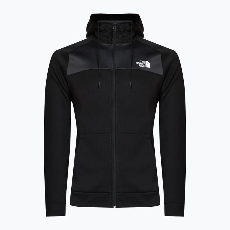 Férfi trekking pulóver The North Face Reaxion Fleece F/Z Hoodie fekete/szürke NF0A7Z9OKT01