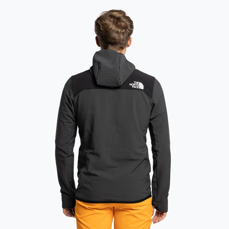 Férfi The North Face Dawn Turn Hybrid Ventrix Midlayer Midlayer szürke NF0A7Z8QMN81 Sífelső pulóver 4