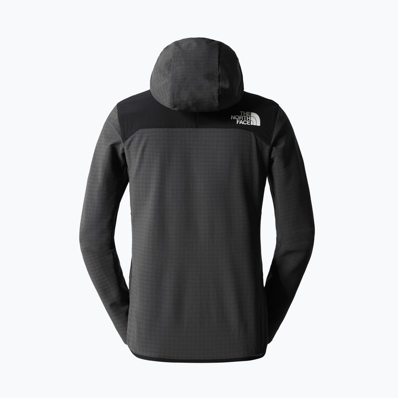 Férfi The North Face Dawn Turn Hybrid Ventrix Midlayer Midlayer szürke NF0A7Z8QMN81 Sífelső pulóver 12
