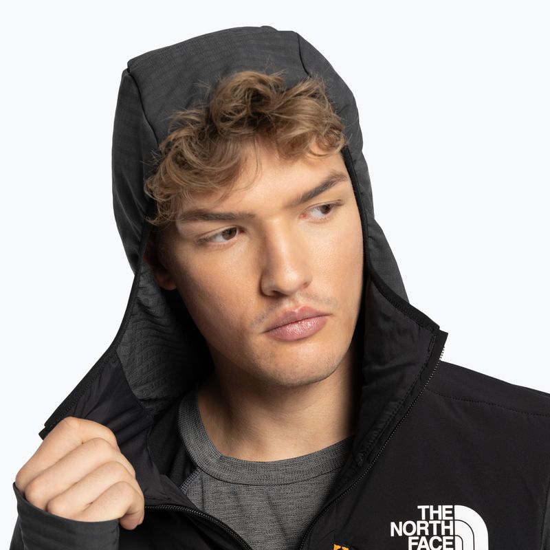 Férfi The North Face Dawn Turn Hybrid Ventrix Midlayer Midlayer szürke NF0A7Z8QMN81 Sífelső pulóver 5