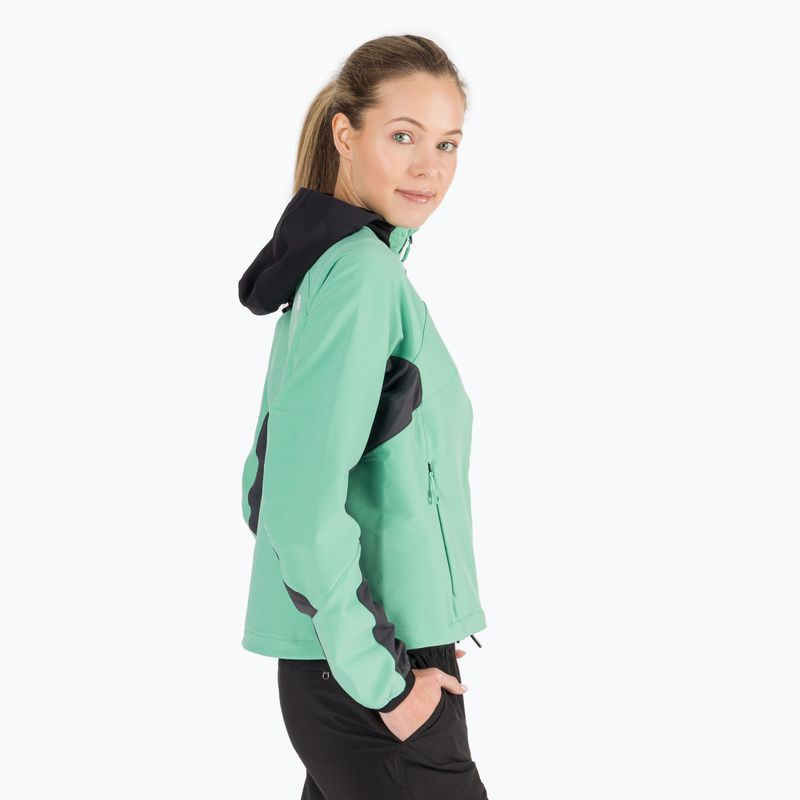 Női softshell kabát The North Face AO Softshell Hoodie zöld NF0A7ZE990Q1 3