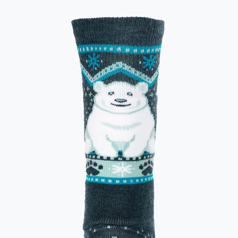 Smartwool gyerek zokni Wintersport Full Cushion Polar Bear Pattern OTC twilight blue 3