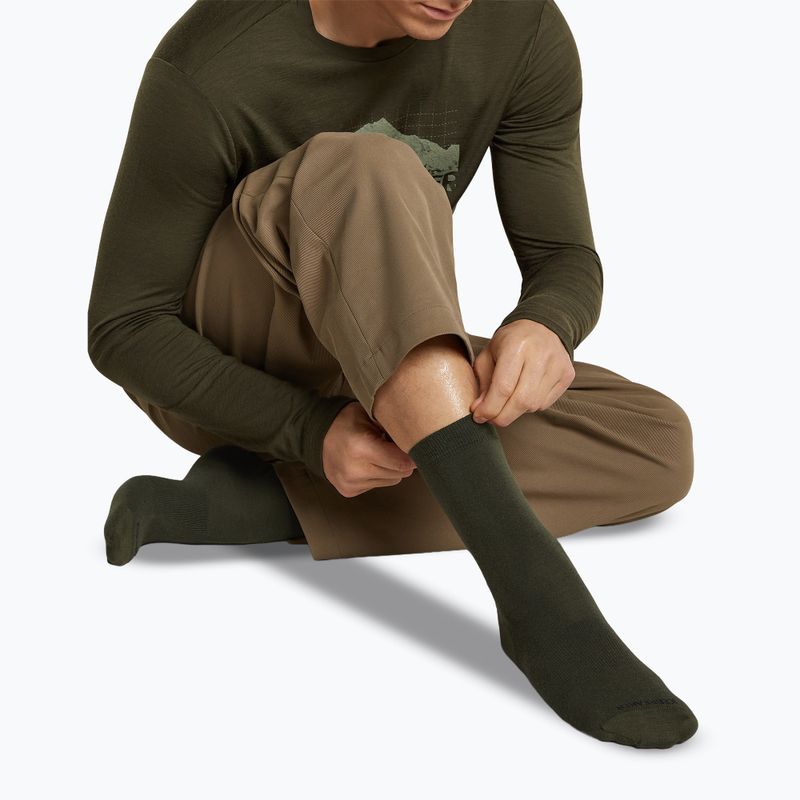 Férfi zokni Icebreaker Lifestyle Fine Gauge Crew dark loden 4