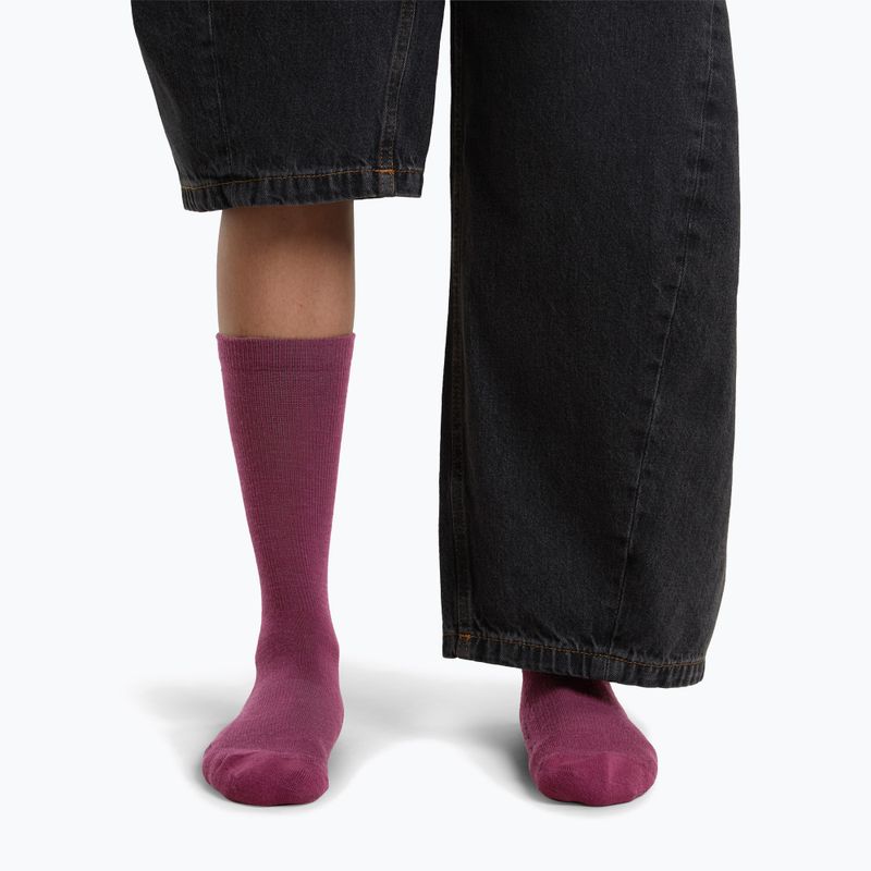 Női zokni Icebreaker Merino Lifestyle Light Crew dark berry 3