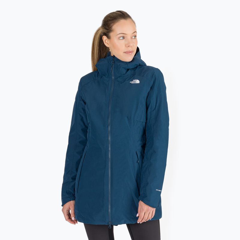 Női pehelypaplan The North Face Hikesteller Insulated Parka kék NF0A3Y1G9261