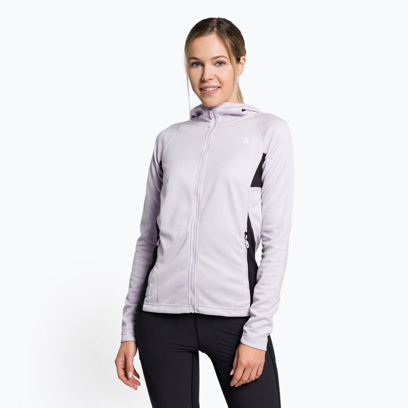 Női trekking pulóver The North Face AO Midlayer FZ Hoodie fehér NF0A5IFI91N1