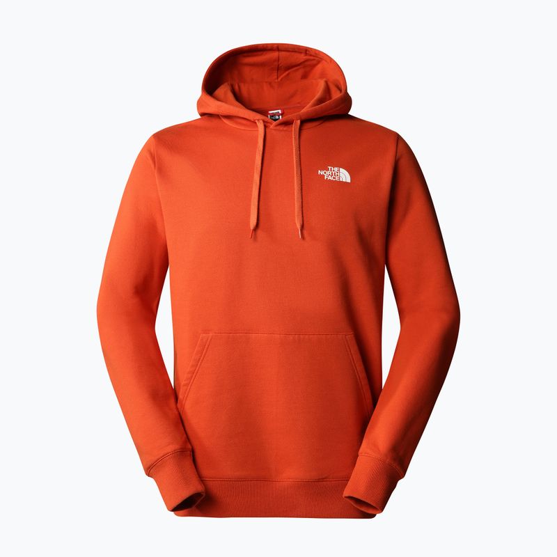 Férfi trekking pulóver The North Face Outdoor Graphic Hoodie Világos narancssárga NF0A827ILV41