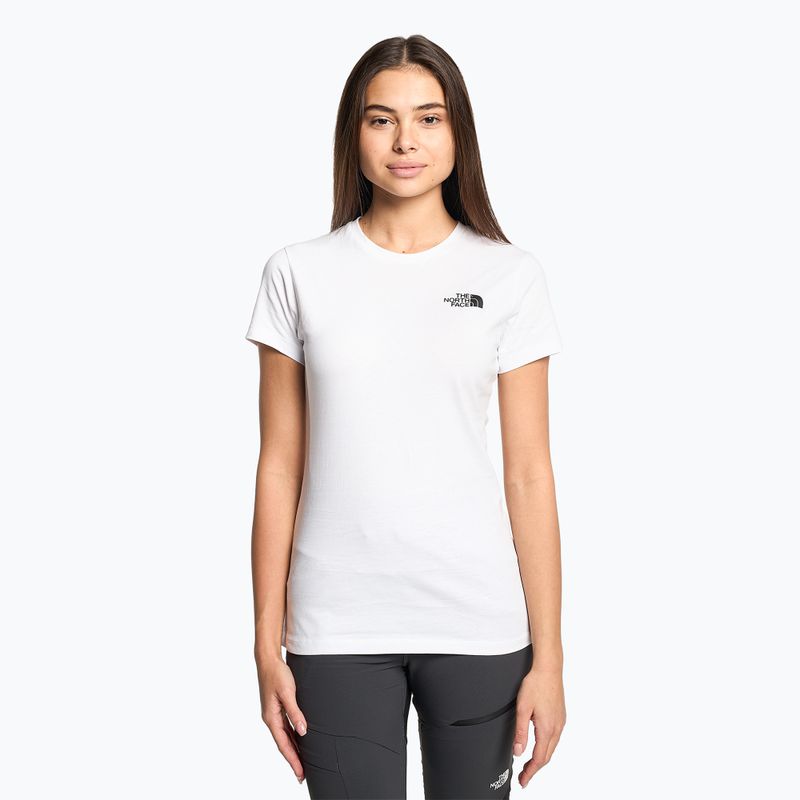 Női trekking póló The North Face Outdoor Graphic SS fehér NF0A827M