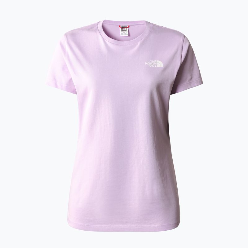 Női trekking póló The North Face Outdoor Graphic SS lila NF0A827M 4