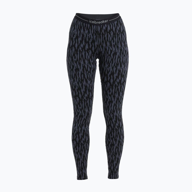 Icebreaker női termónadrág Merino 260 Vertex Leggings Glacial Camo grafit/fekete/j 6