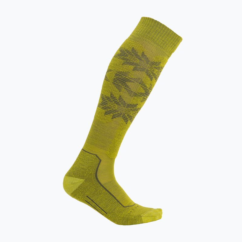 Férfi Icebreaker Ski+ Light OTC Ski Heritage bio lime/loden zokni