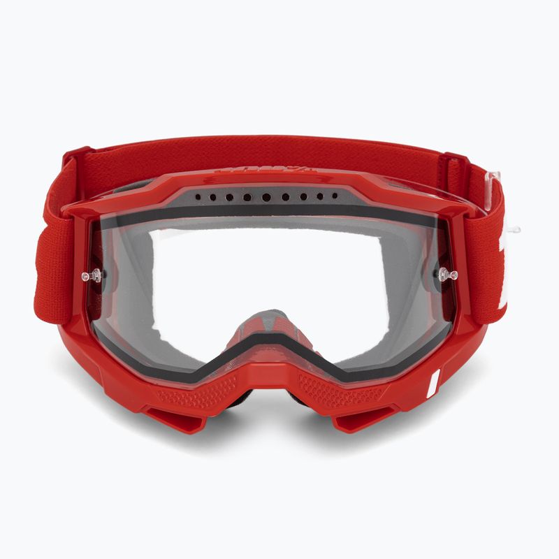 100% Accuri 2 Enduro MTB kerékpáros szemüveg neon/piros/tiszta 2