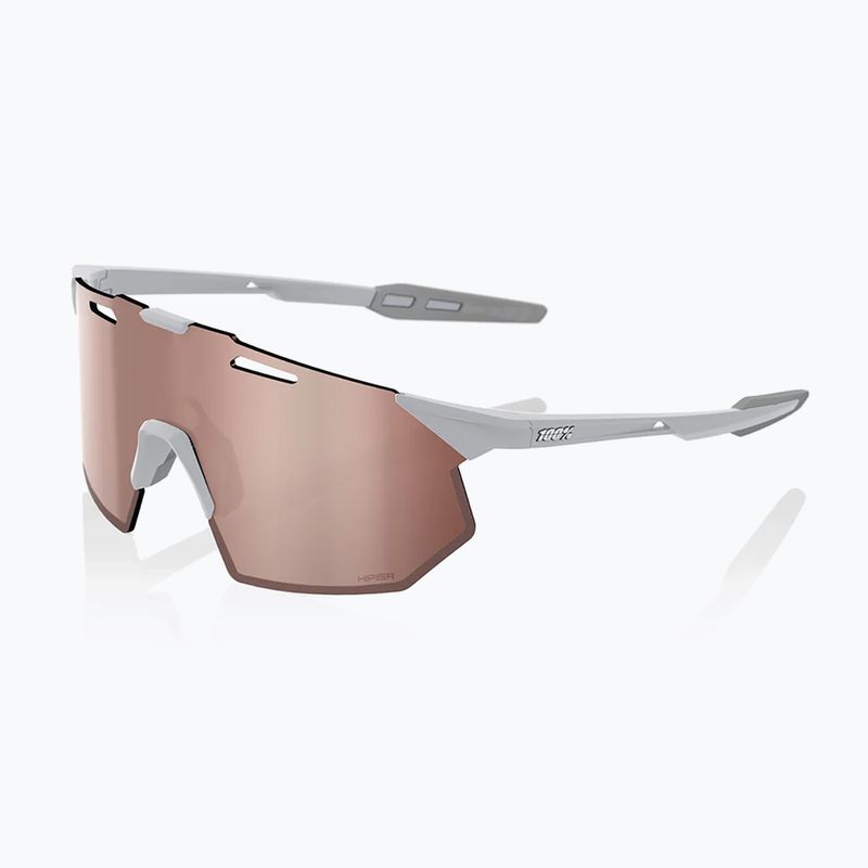 100% Hypercraft SQ matt kőszürke/ hyper crimson ezüst tükör napszemüveg