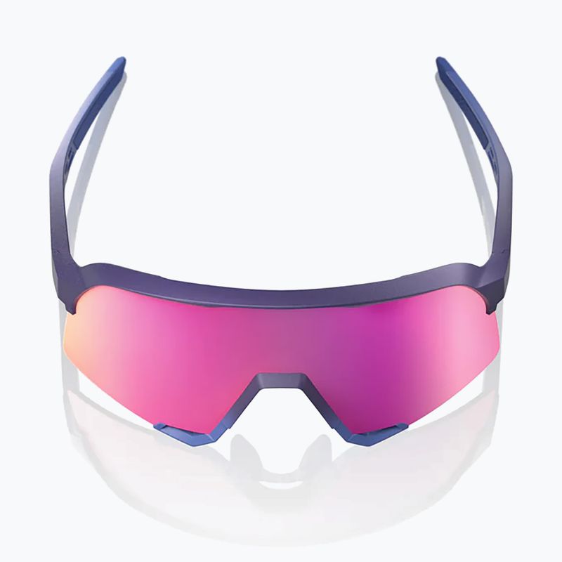 Napszemüveg 100% S3 satin storm metallic/purple mirror 3