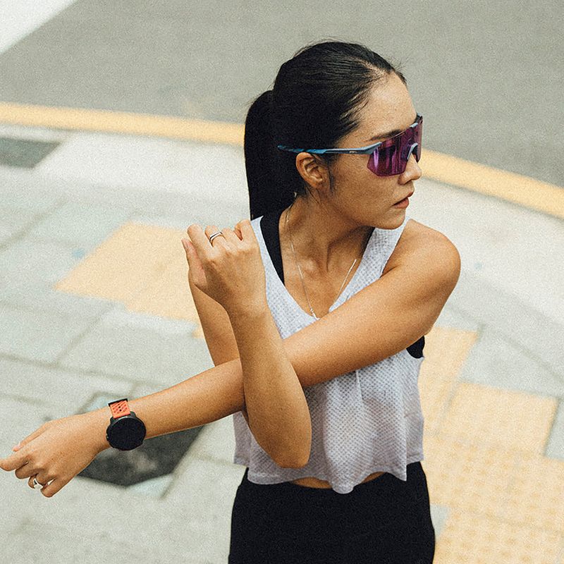 Napszemüveg 100% Hypercraft SQ satin storm metallic/purple mirror 5