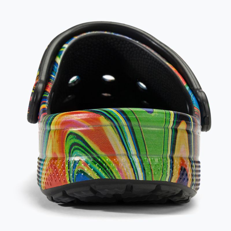 Papucs, női Crocs Baya Seasonal Printed Clog black/multi 7