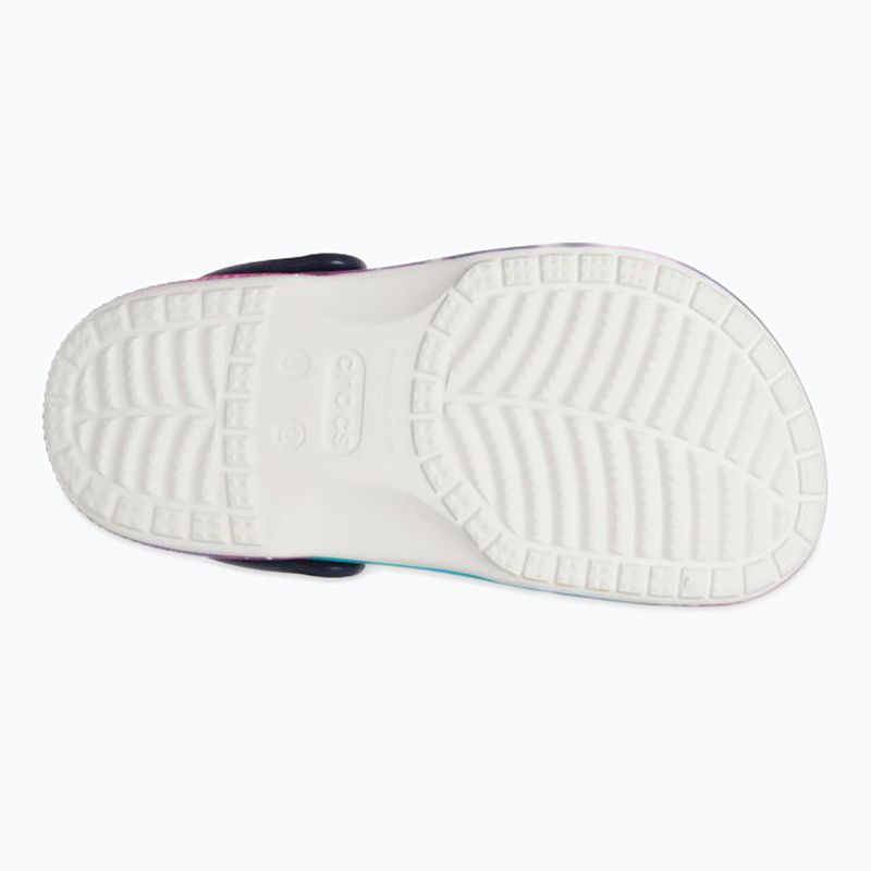 Crocs Baya Seasonal Printed Clog white/multi junior papucs 12