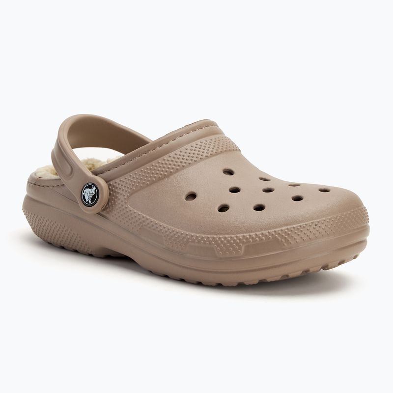 Papucs Crocs Classic Lined Clog mushroom/bone 2