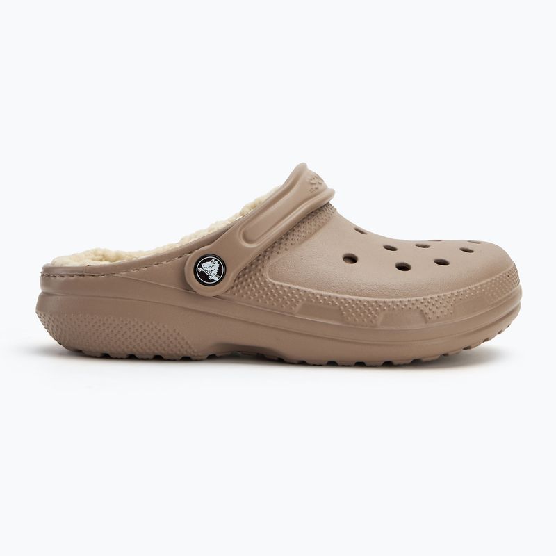 Papucs Crocs Classic Lined Clog mushroom/bone 3