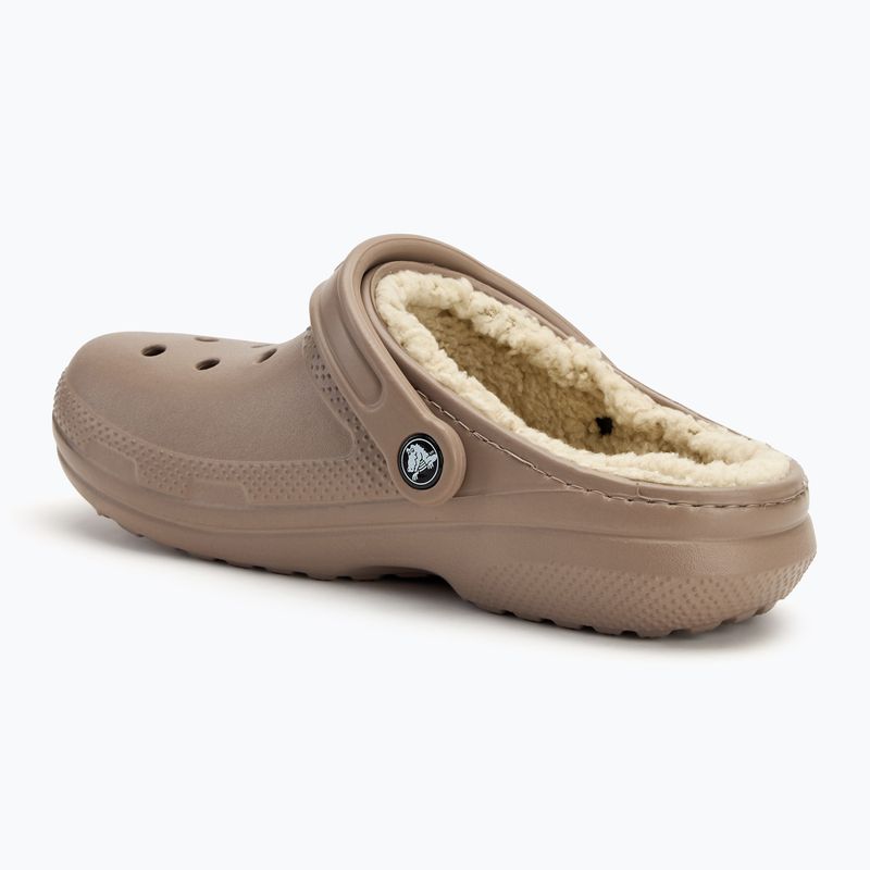 Papucs Crocs Classic Lined Clog mushroom/bone 4