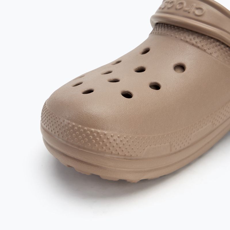 Papucs Crocs Classic Lined Clog mushroom/bone 8