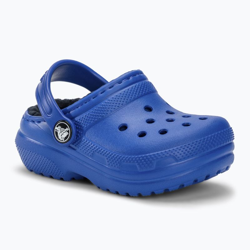 Gyerek papucs Crocs Classic Lined blue bolt 2