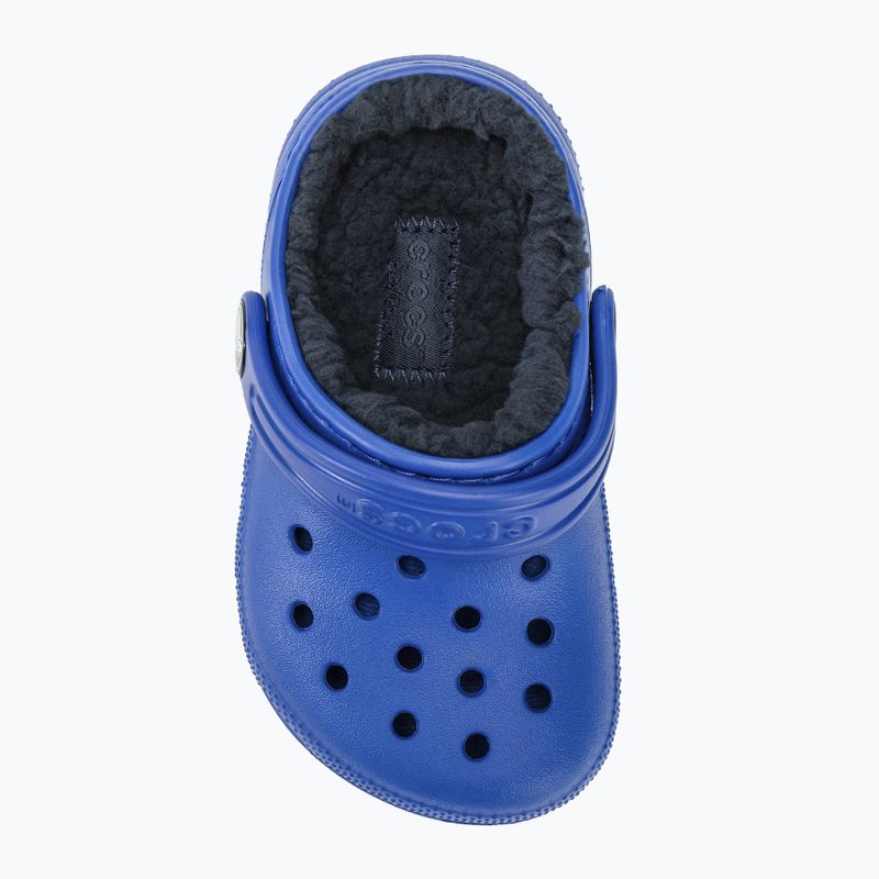 Gyerek papucs Crocs Classic Lined blue bolt 6