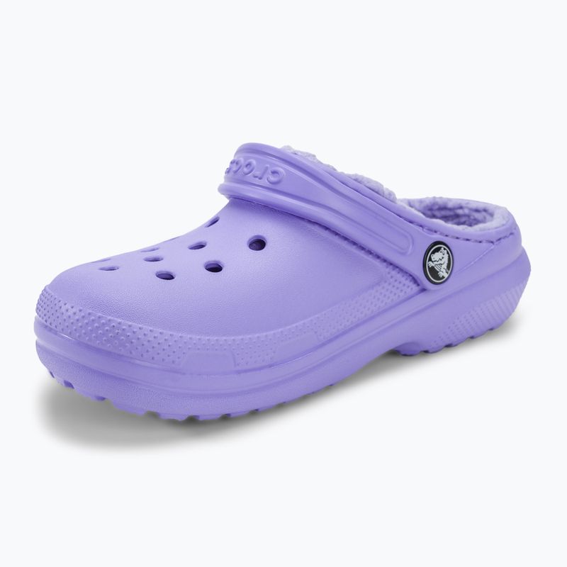 Gyerek papucs Crocs Classic Lined digital violet 8