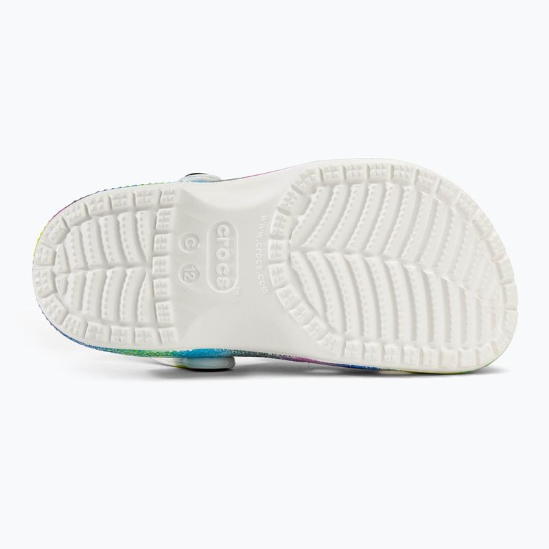 Gyerek papucs Crocs Classic Spray Dye white/multi 5