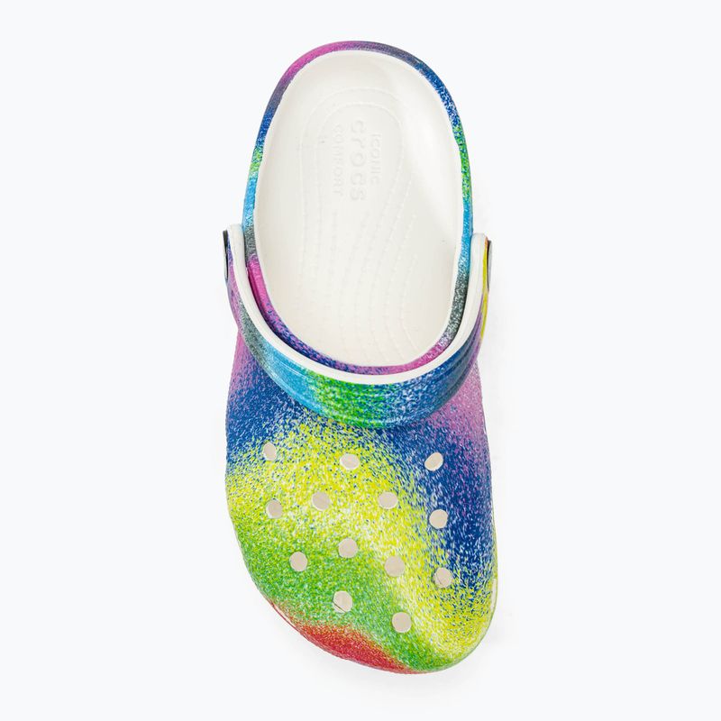 Gyerek papucs Crocs Classic Spray Dye white/multi 6