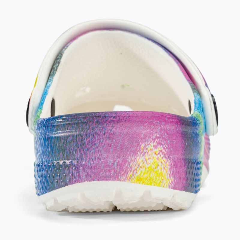 Gyerek papucs Crocs Classic Spray Dye white/multi 7