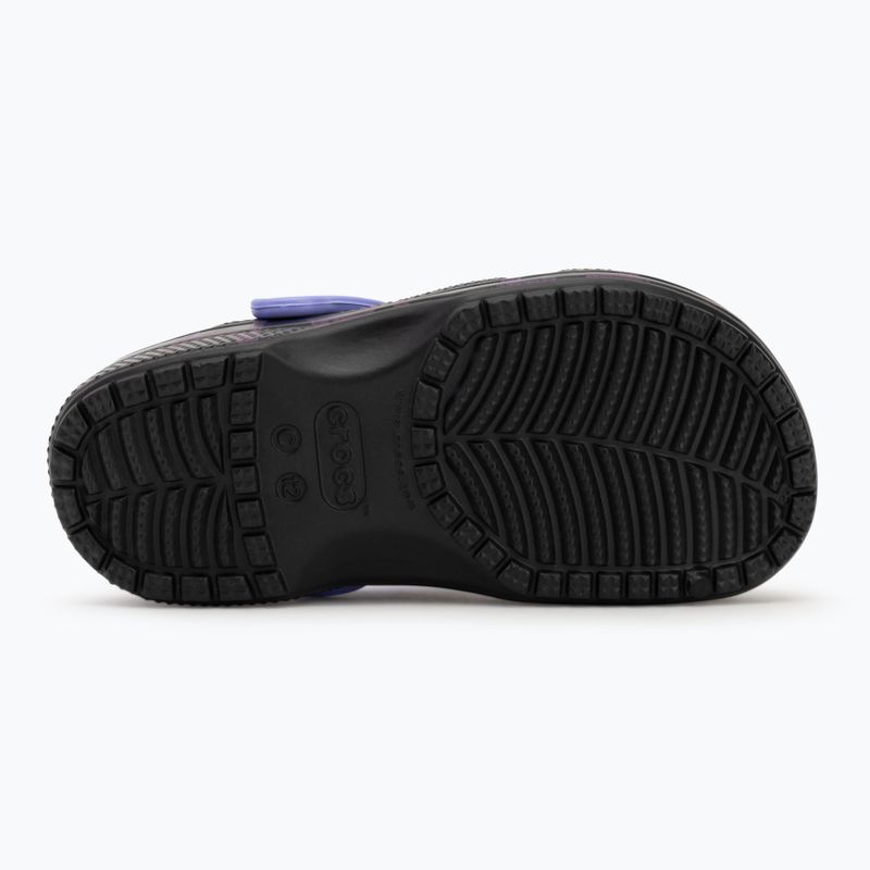 Crocs Classic Disco Dance Party Clog Gyerekek csillagok/fekete flip flopok 5
