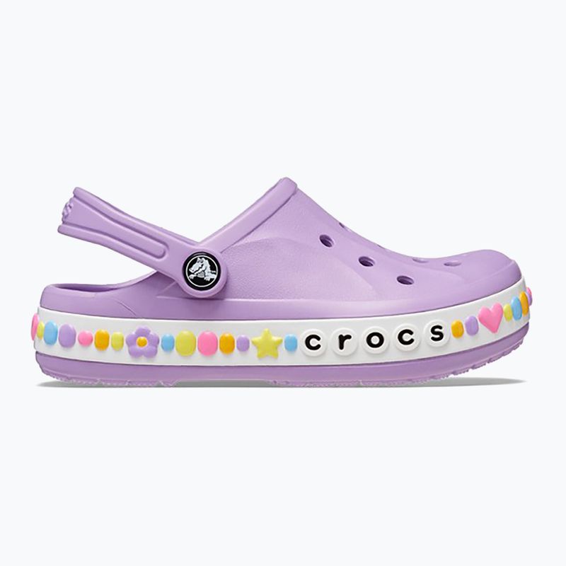 Gyermek Crocs Bayaband Charm Band Clogs orchidea 10