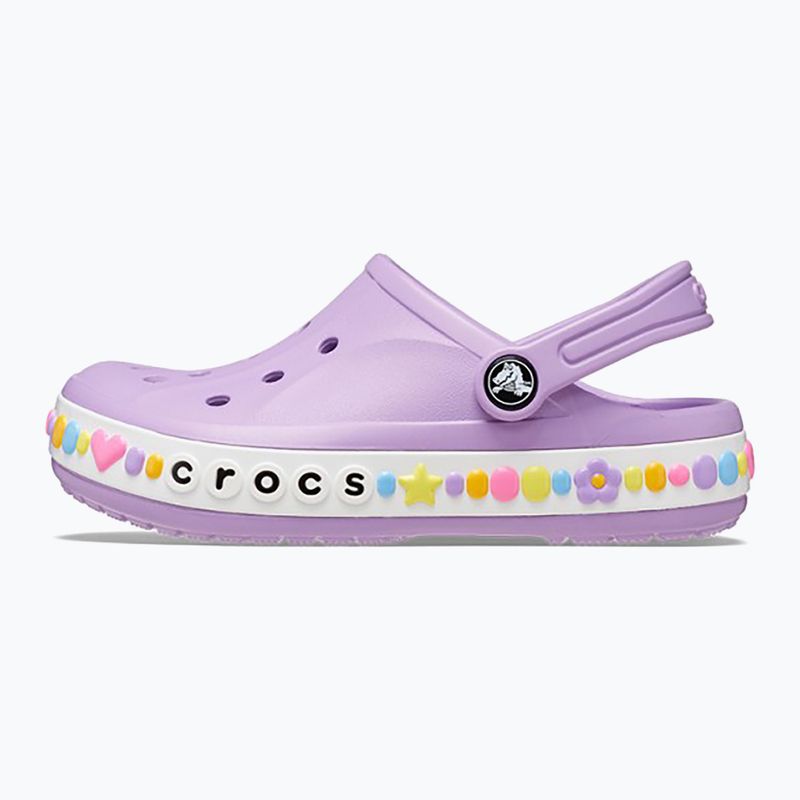 Gyermek Crocs Bayaband Charm Band Clogs orchidea 11