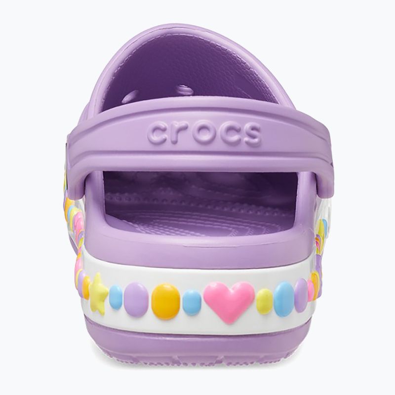 Gyermek Crocs Bayaband Charm Band Clogs orchidea 12