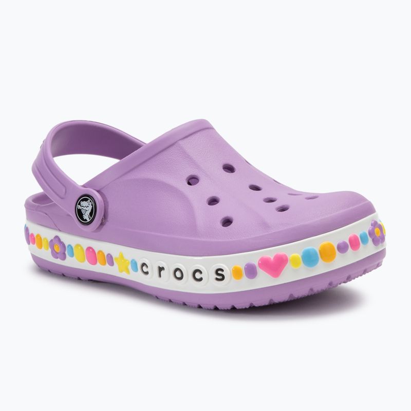 Gyermek Crocs Bayaband Charm Band Clogs orchidea 2
