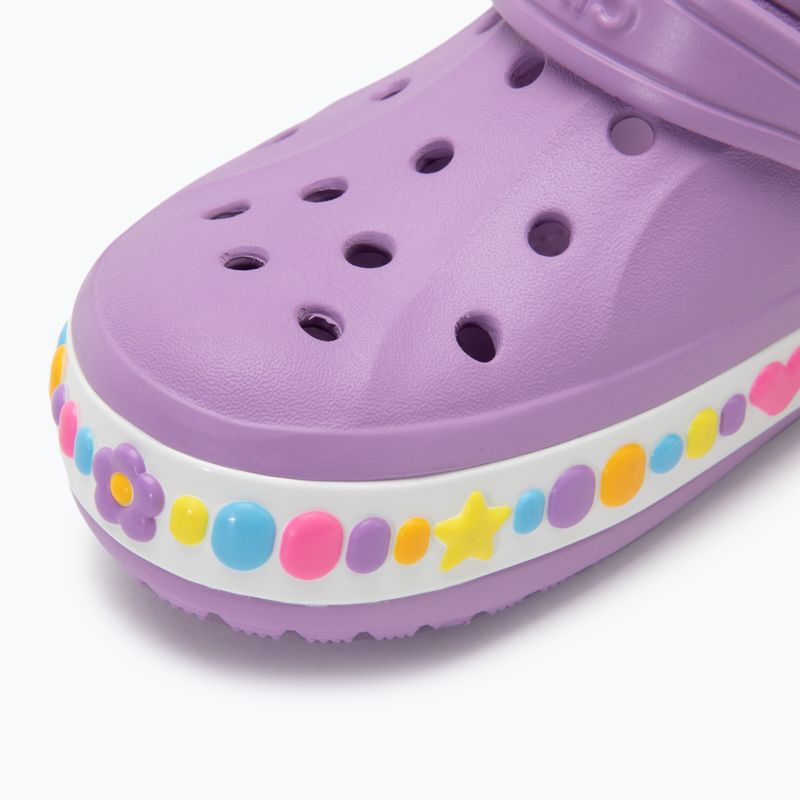 Gyermek Crocs Bayaband Charm Band Clogs orchidea 8