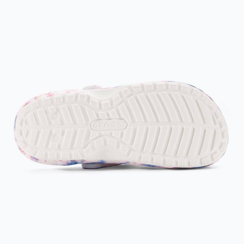 Női Crocs Classic Lined Tie Dye Clog bordó/multi flip-flopok 6