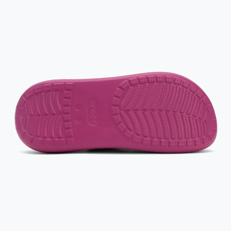 Crocs Classic Crush Clog fukszia szórakoztató flip flopok 5