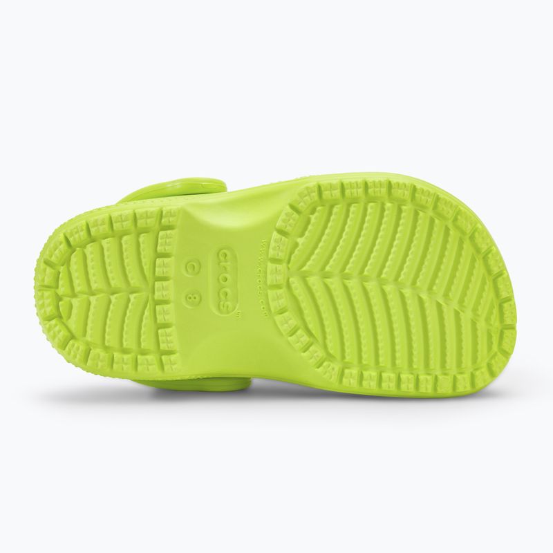 Gyerek papucs Crocs Classic Clog T limeade 5