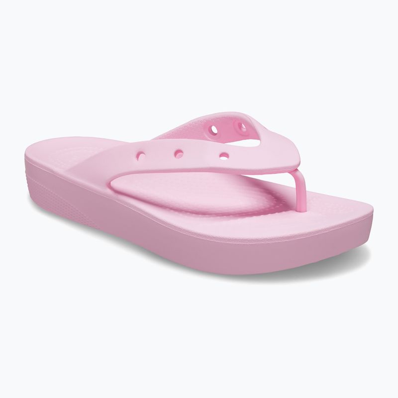 Női flip-flop papucs Crocs Classic Platform flamingo 8