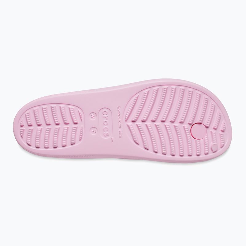 Női flip-flop papucs Crocs Classic Platform flamingo 12
